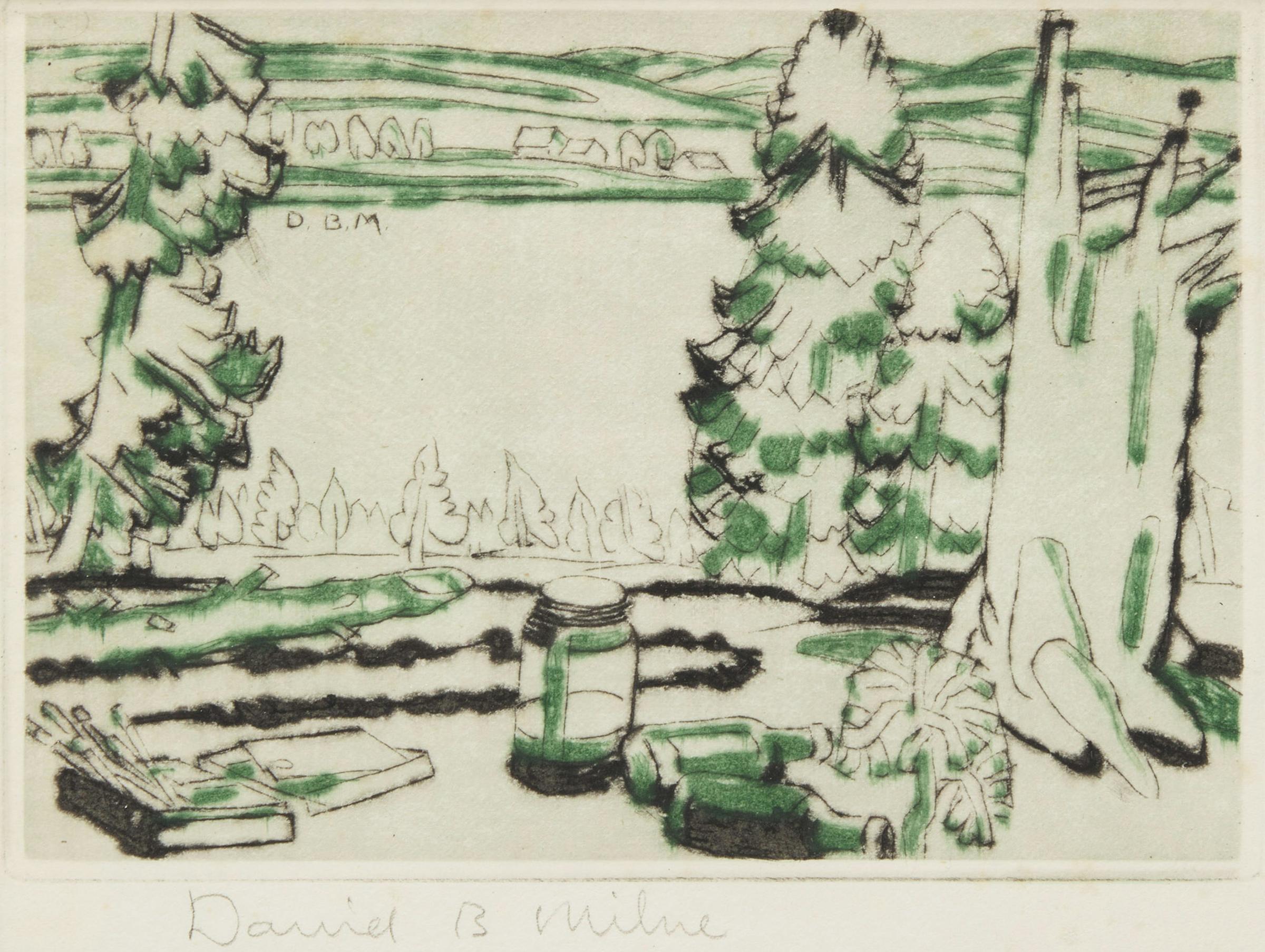 David Browne Milne (1882-1953) - Painting Place (Colophon Edition), 1931