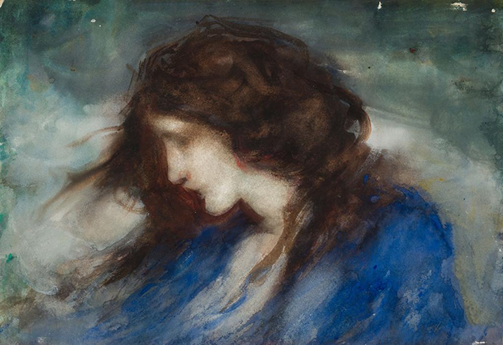 Laura Adelaine Muntz Lyall (1860-1930) - Girl's Head