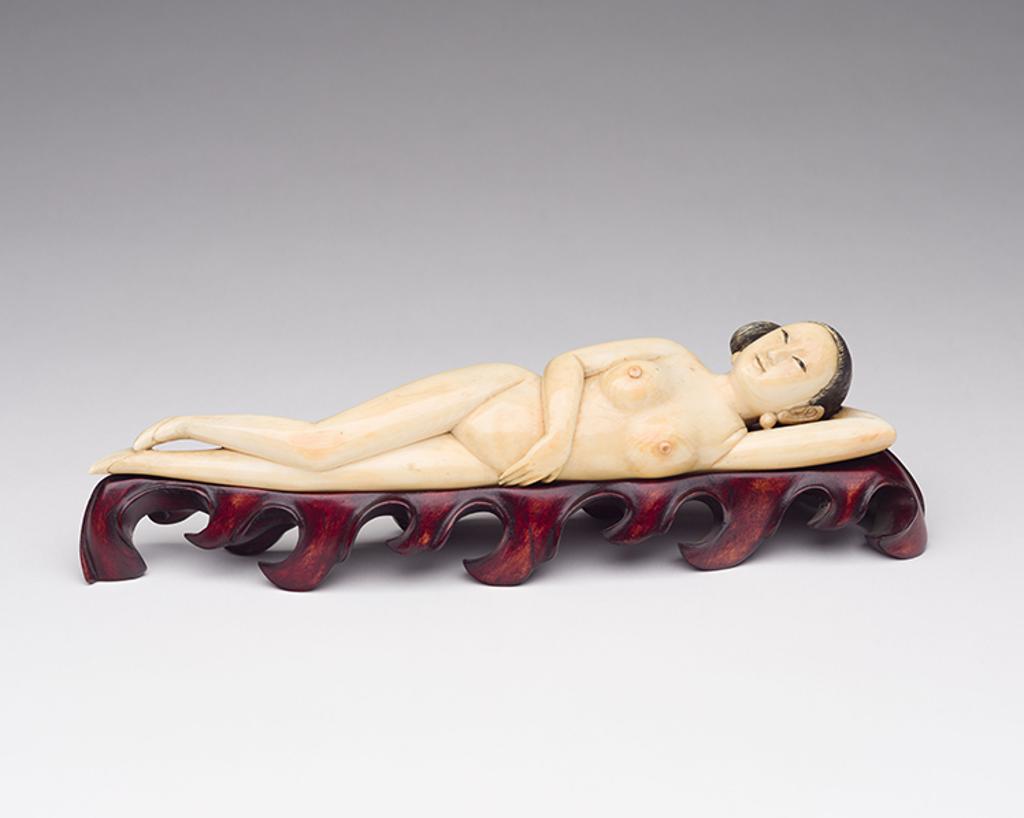 Chinese Art - A Chinese Ivory Carved Doctor's Model, 19th Century
