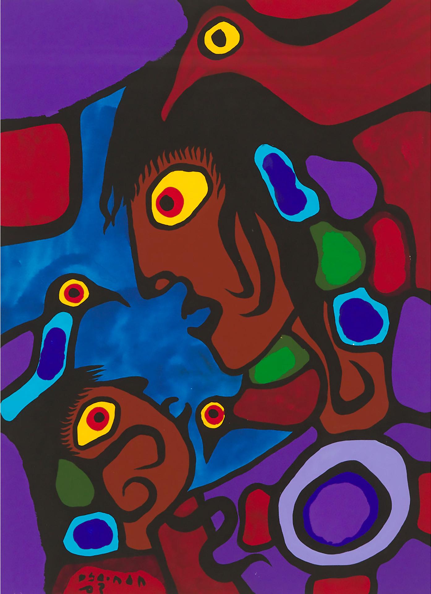 Norval H. Morrisseau (1931-2007) - Son, This Is Where It's All At
