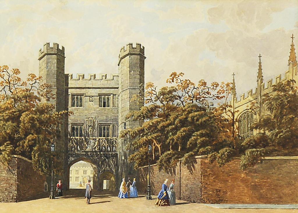 George Pyne (1800-1884) - Trinity Gateway, Cambridge