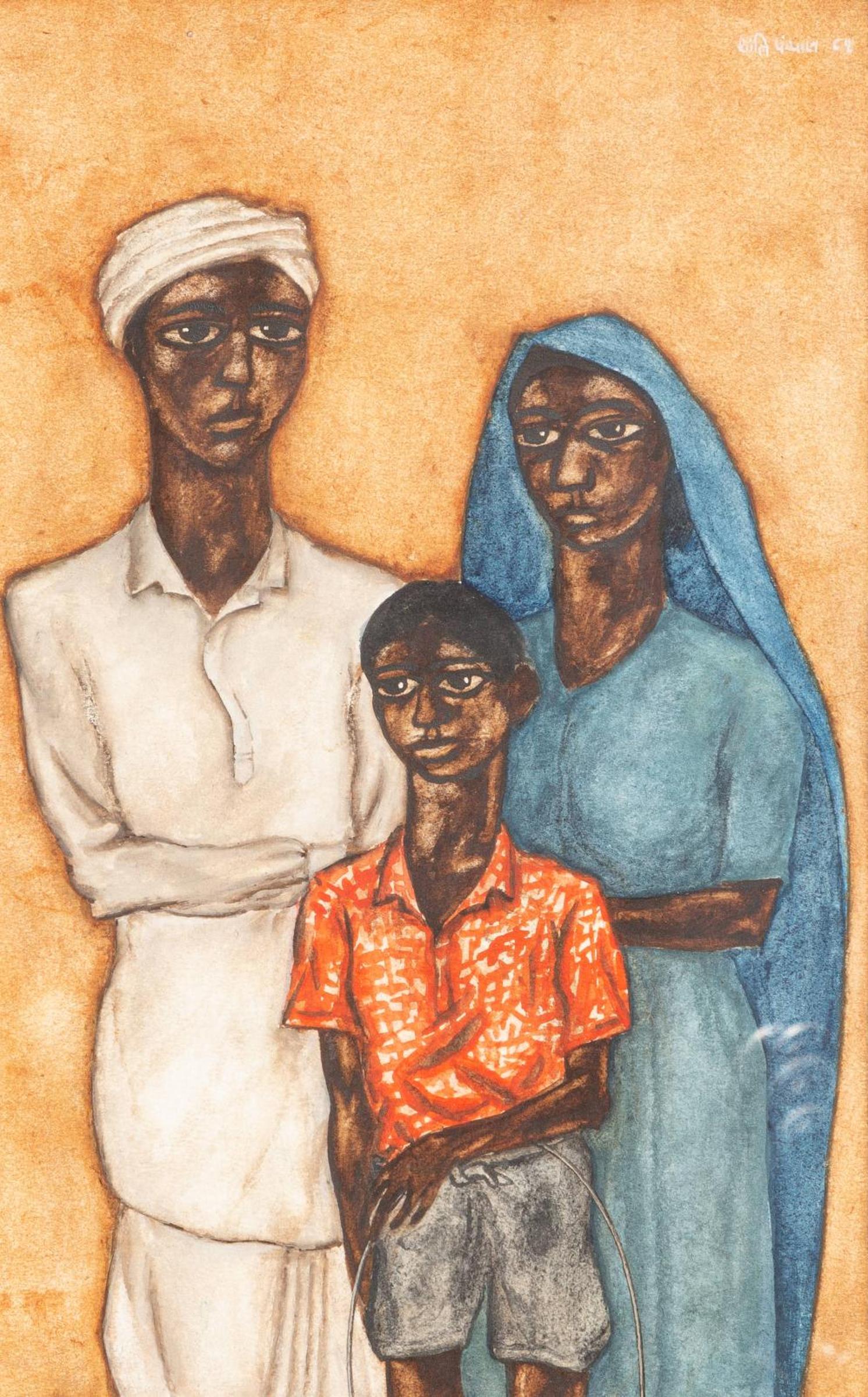 Shanti Panchal (1951) - Village Family