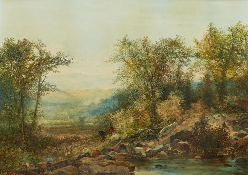 Aaron Allan Edson (1846-1888) - Landscape in Glen Sutton