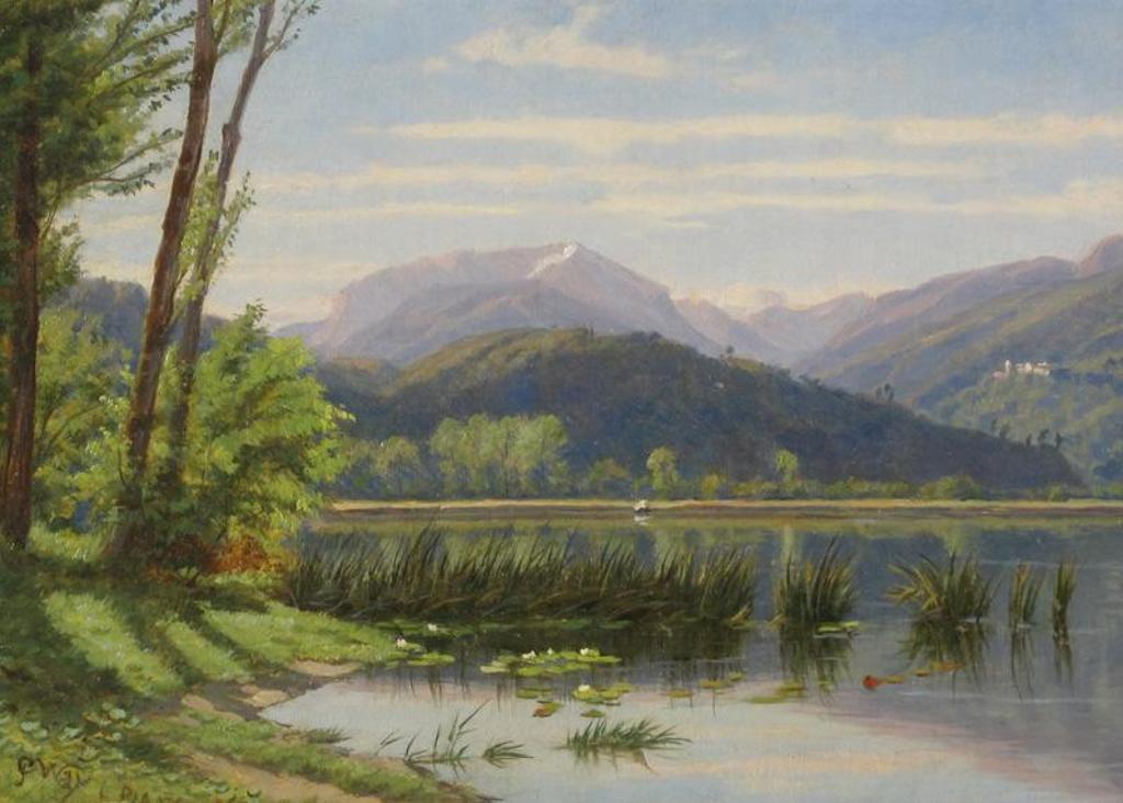 Charles Jones (C. J.) Way (1834-1919) - Lake Riano, Spain