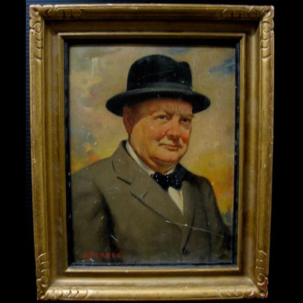 Kenneth Keith Forbes (1892-1980) - Portrait Of Sir Winston Churchill