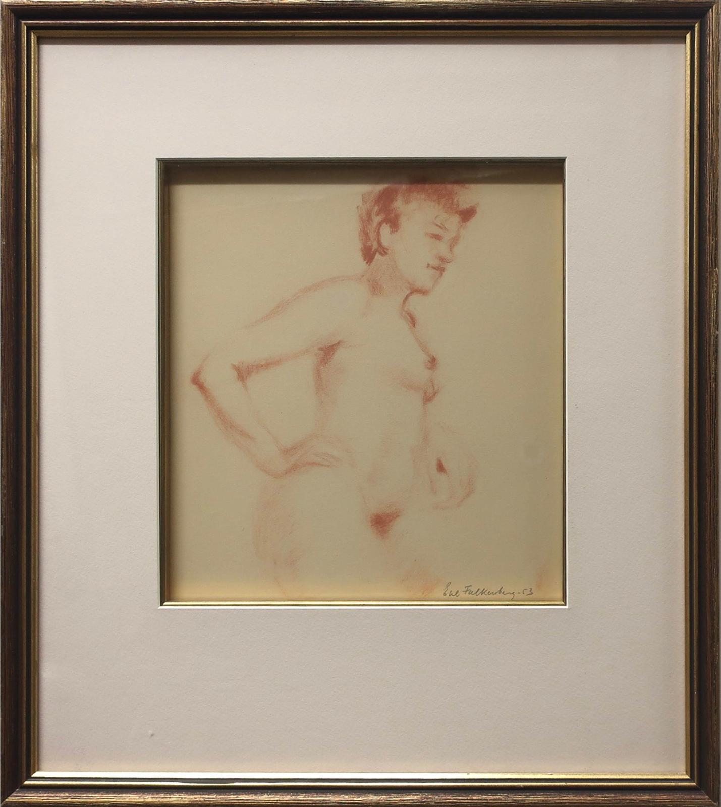 Ene Syve Falkenberg (1914-2003) - Standing Nude