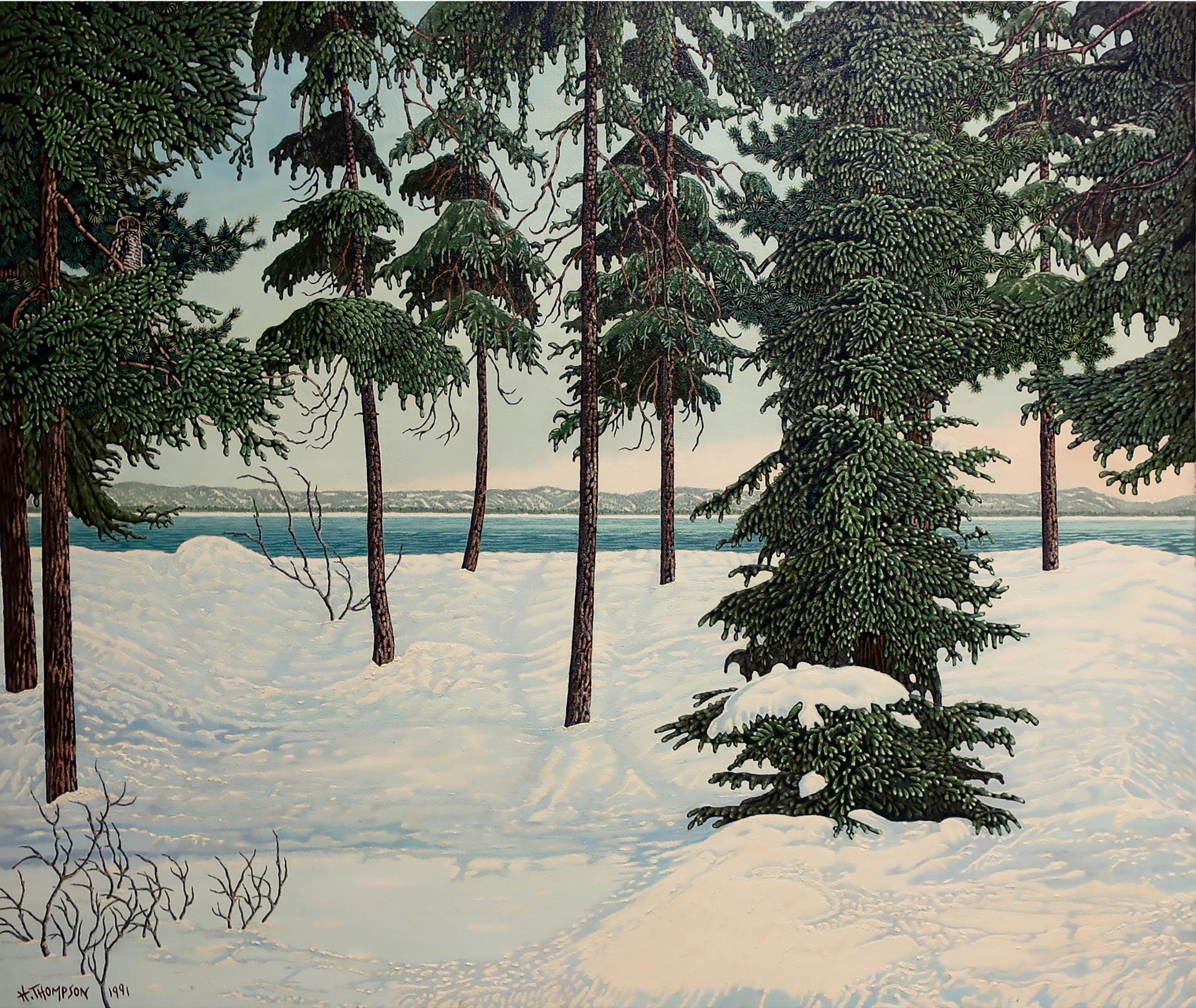 F. Harvey Thompson - Untitled (Sunlit Winter Day)