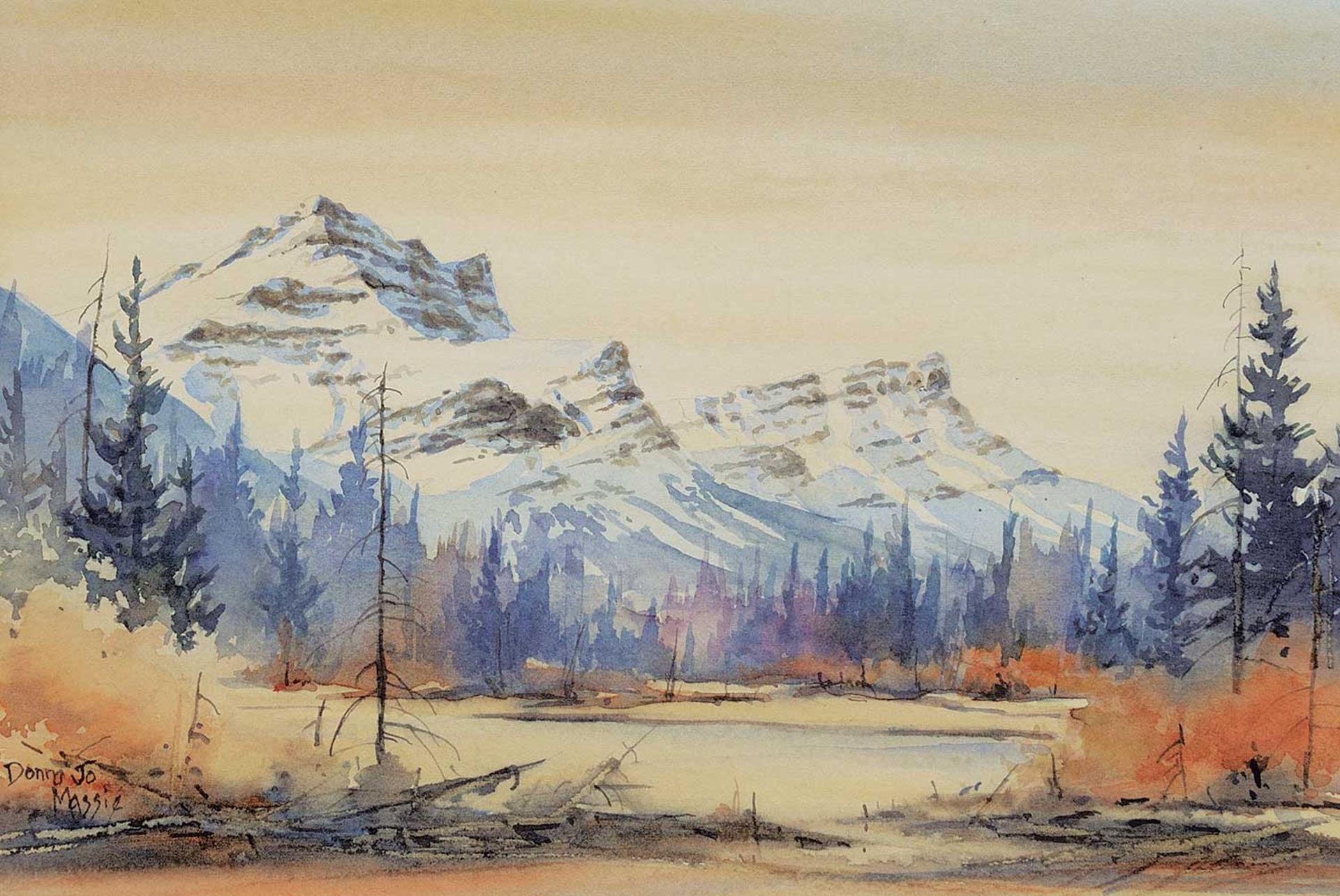 Donna Jo Massie (1948) - Mt. Rundle - Canmore