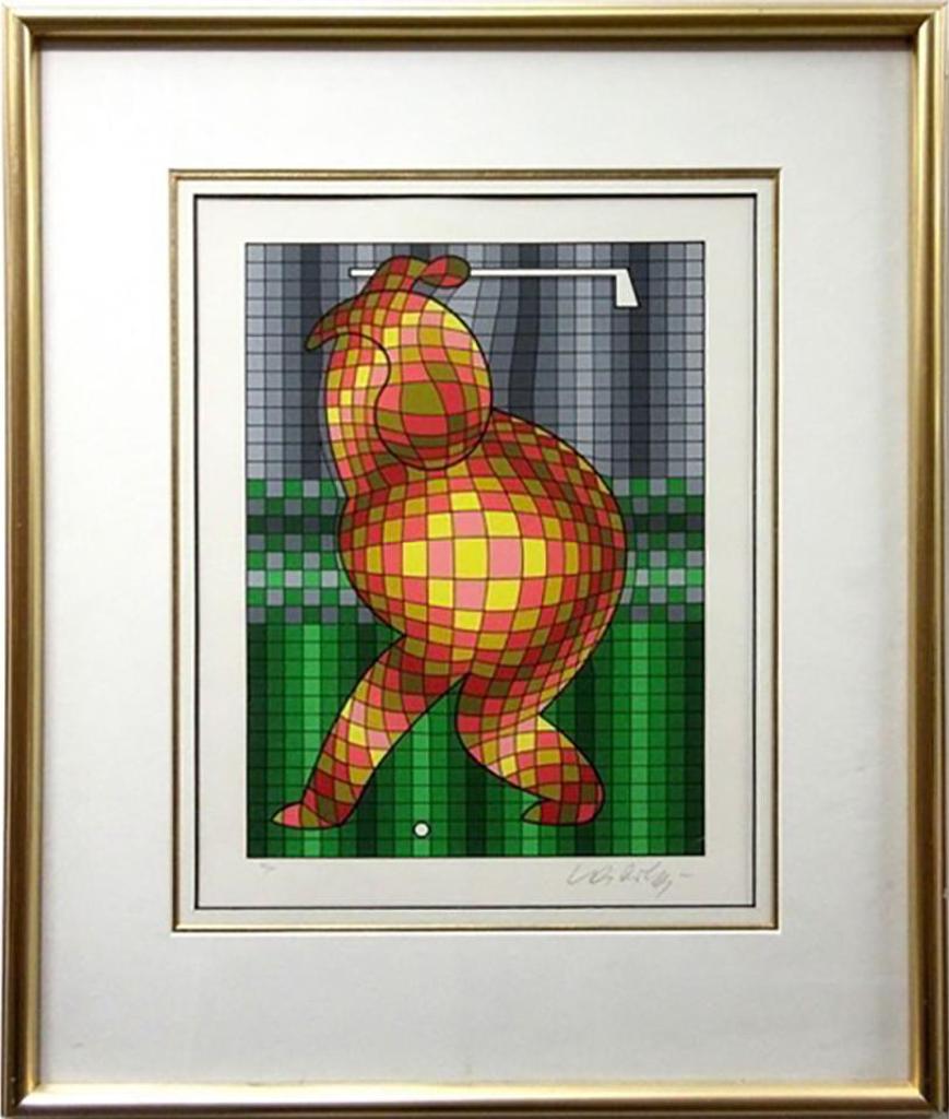 Victor Vasarely (1906-1997) - Golfer