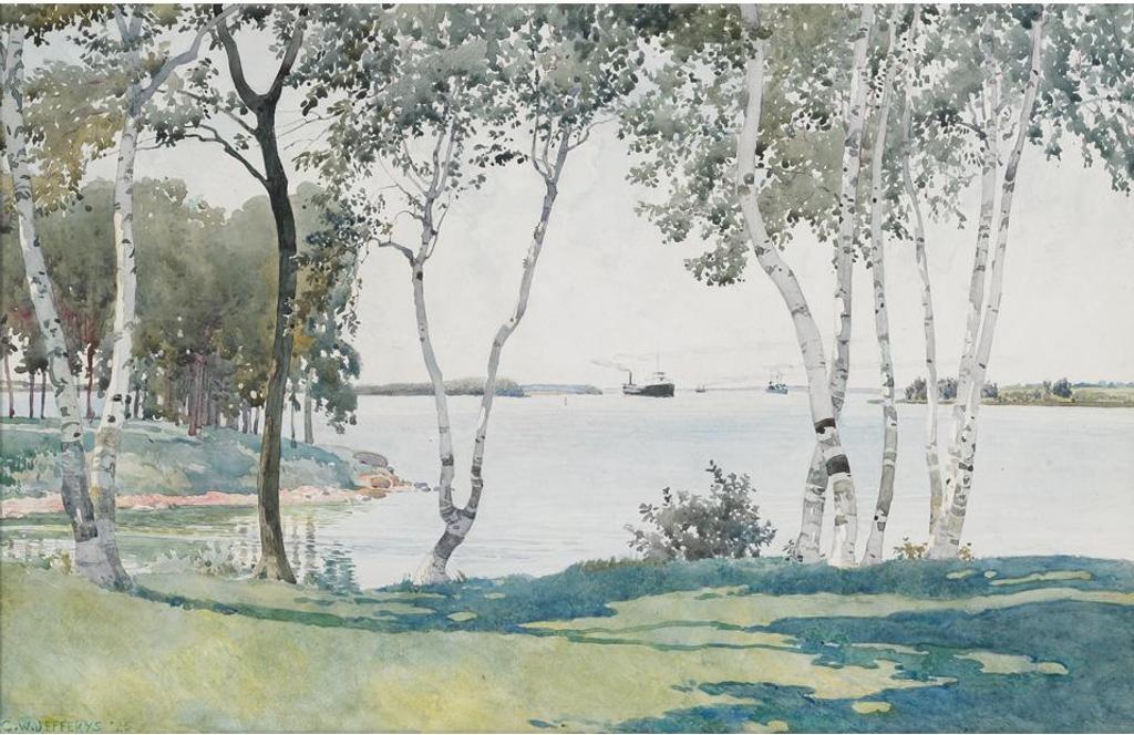 Charles William Jefferys (1869-1951) - At Stanley Island, St. Lawrence, July 1925