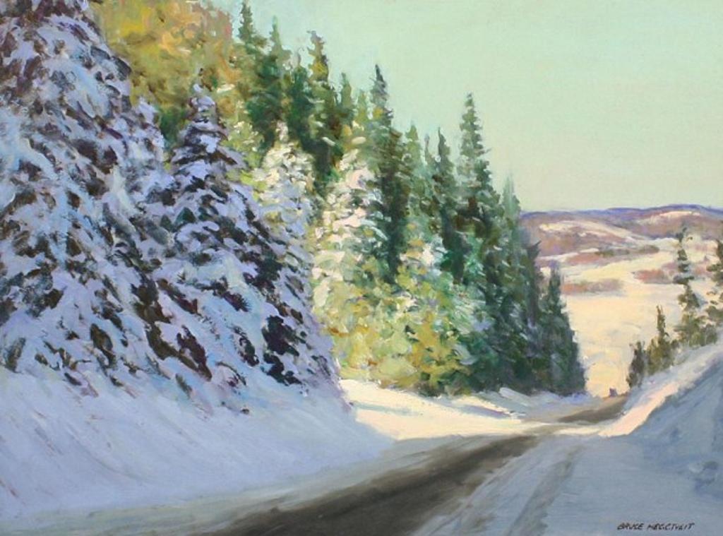 Bruce Allen Heggtveit (1917-2002) - Winter Road, Wakefield