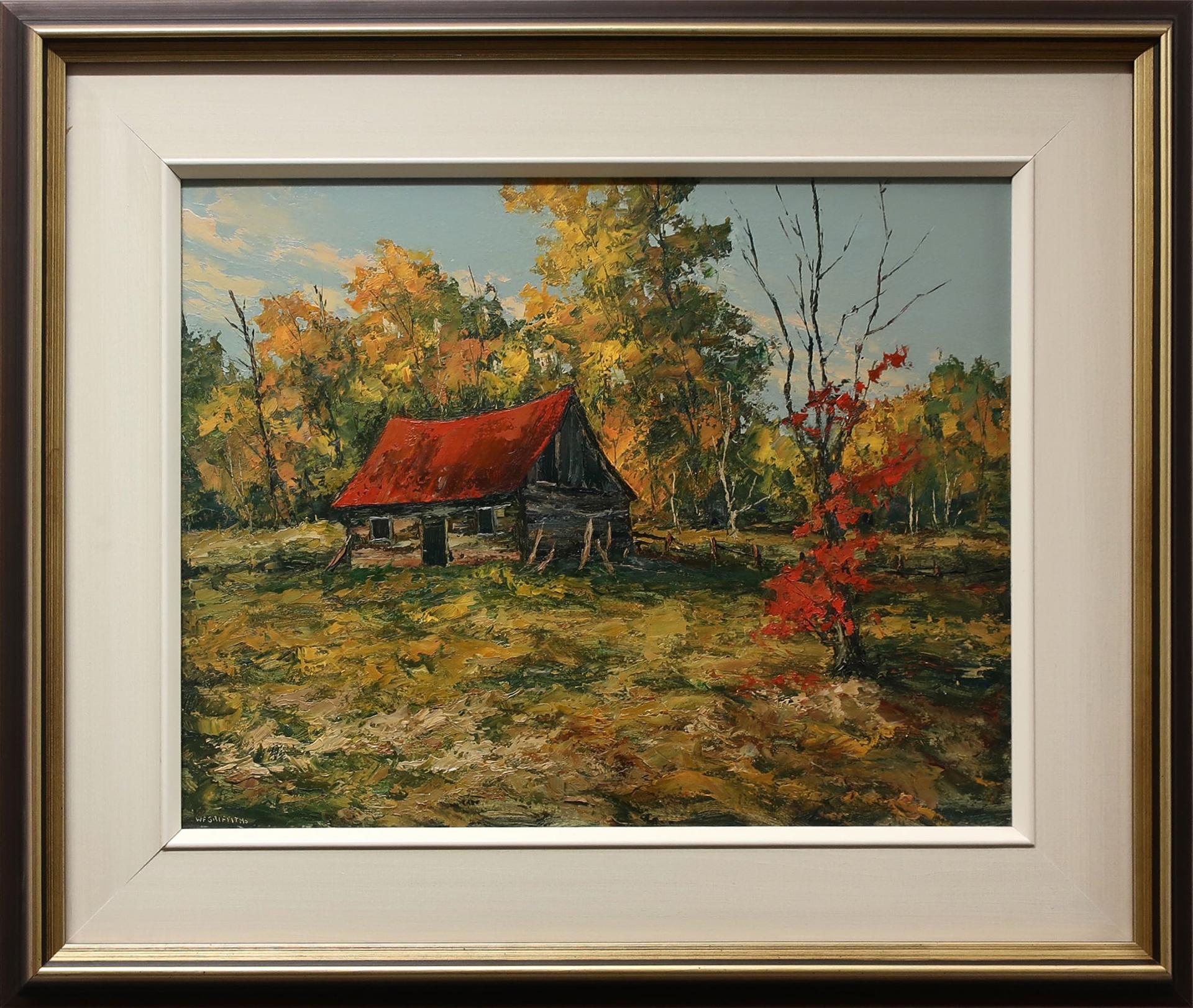 Wilf Franks Griffiths (1917-2000) - Barn In October - Muskoka