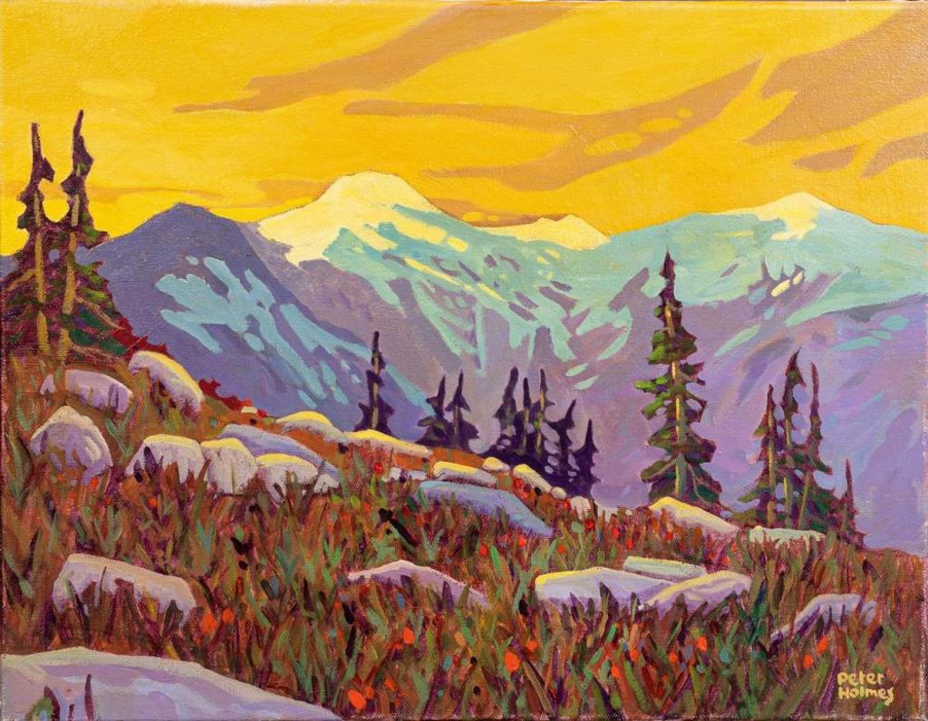 Peter Holmes (1943) - Alpine Meadows - Whistler Area