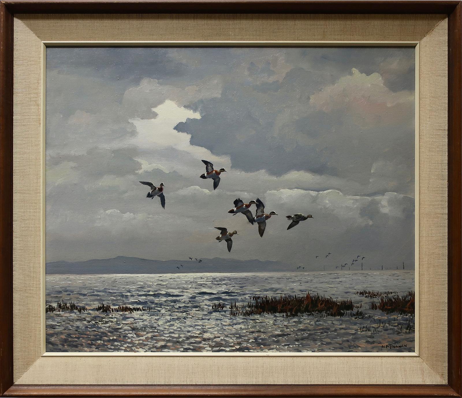 Hugh C. Monahan (1914-1970) - Grey Afternoon, Westham Shore, Widgeon