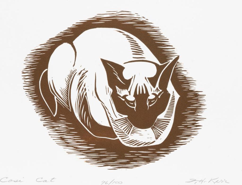 Illingworth Holey (Buck) Kerr (1905-1989) - Cosi Cat