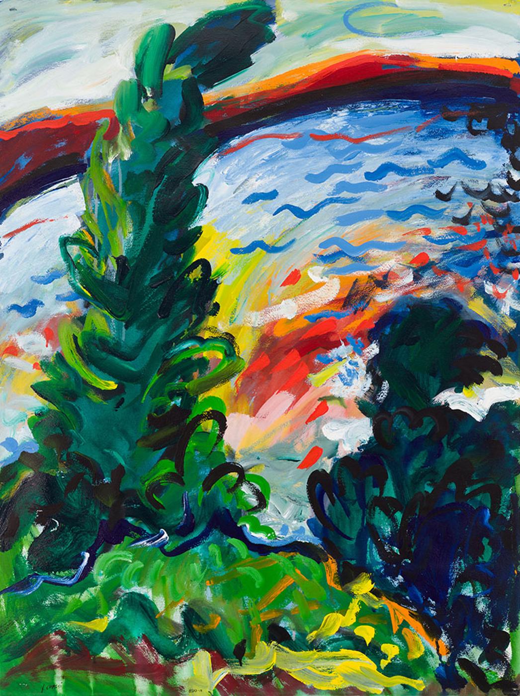 Yehouda Leon Chaki (1938-2023) - Spring Landscape