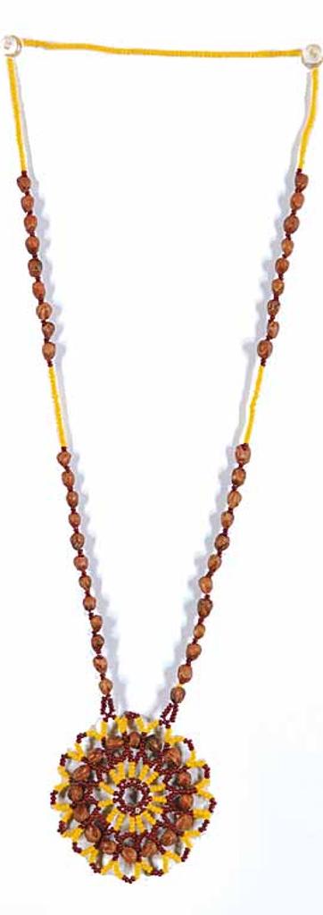 First Nations Basket School - Untitled - Seed and Bead Necklace