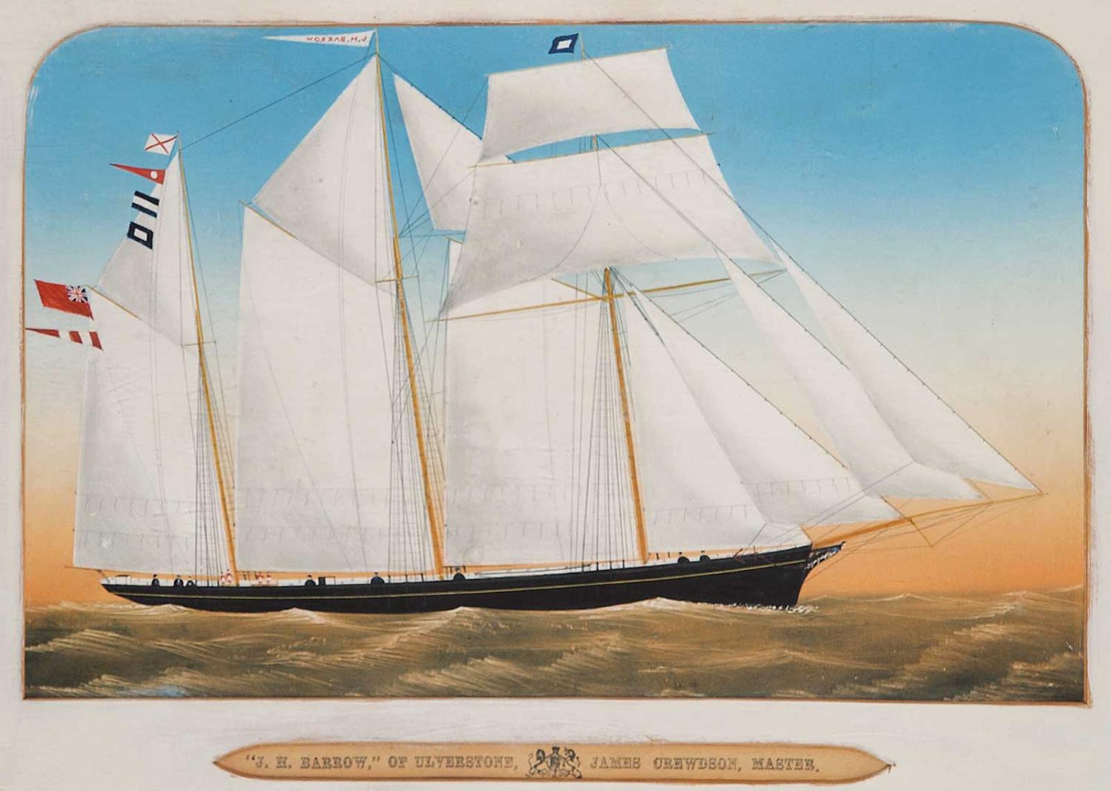 J. H. Barrow - Untitled - Ship Portrait