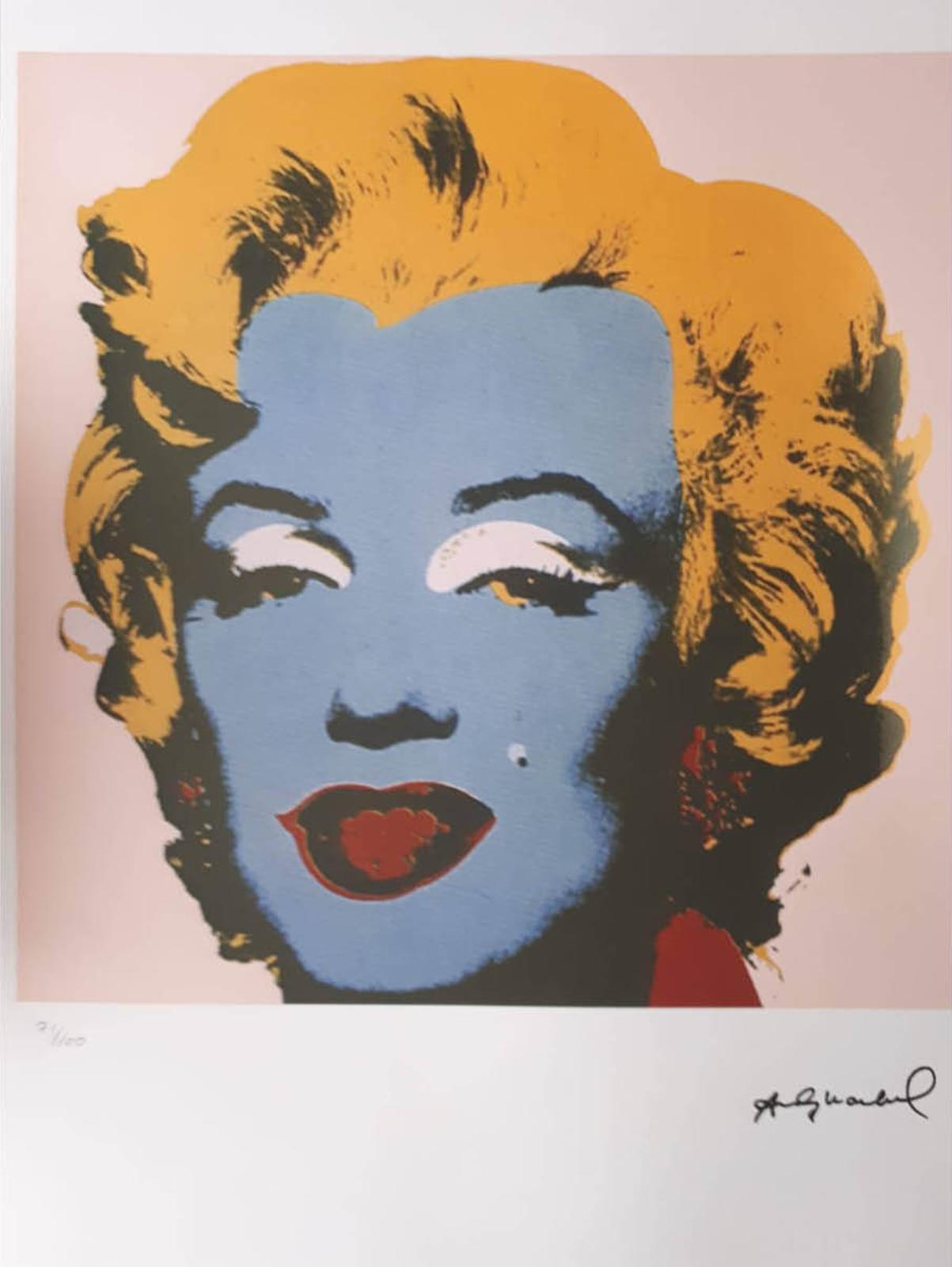 Marilyn Monroe - lithograph - printed by Andy Warhol