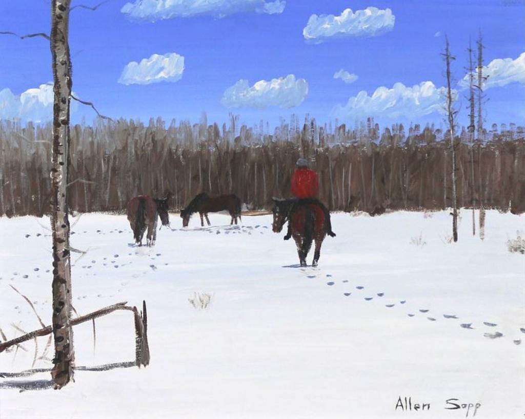 Allen Fredrick Sapp (1929-2015) - Going To Get The Horses