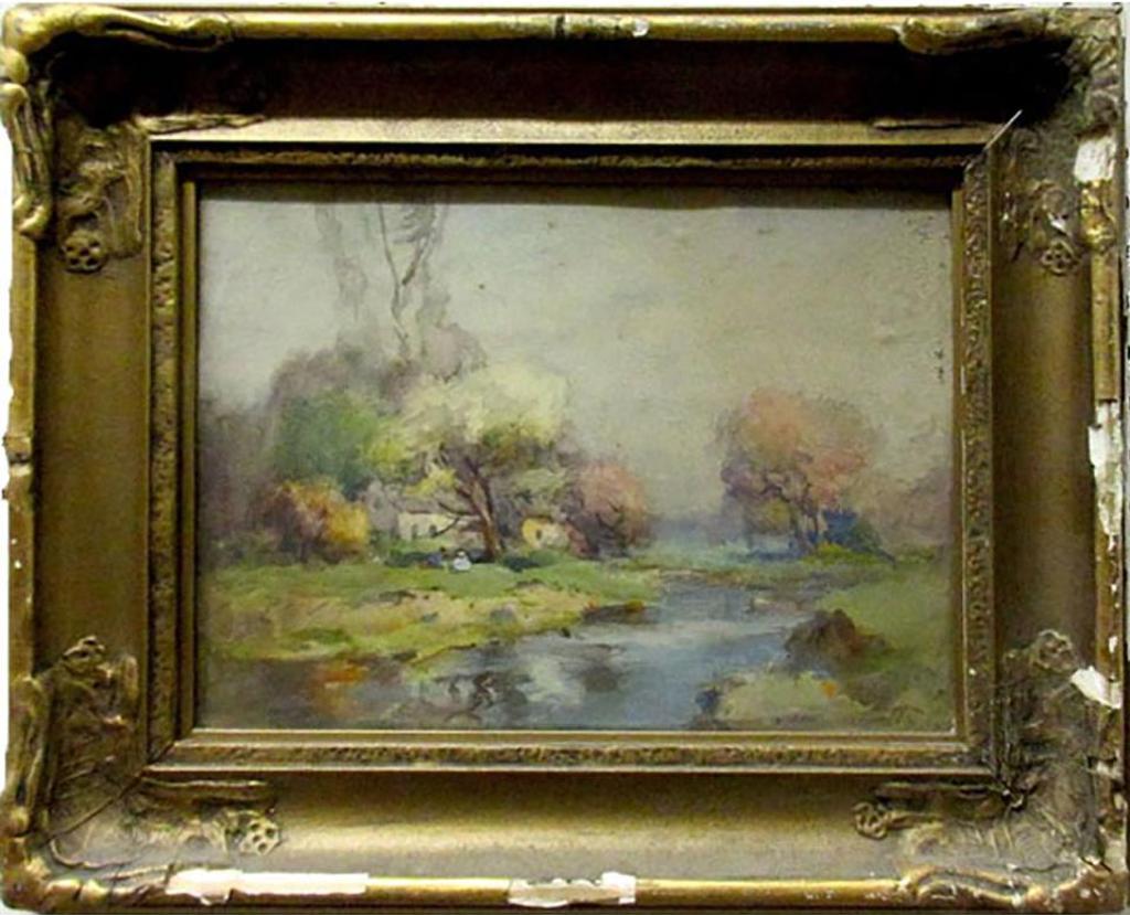 William St. Thomas Smith (1862-1947) - Figures Seated By Creek
