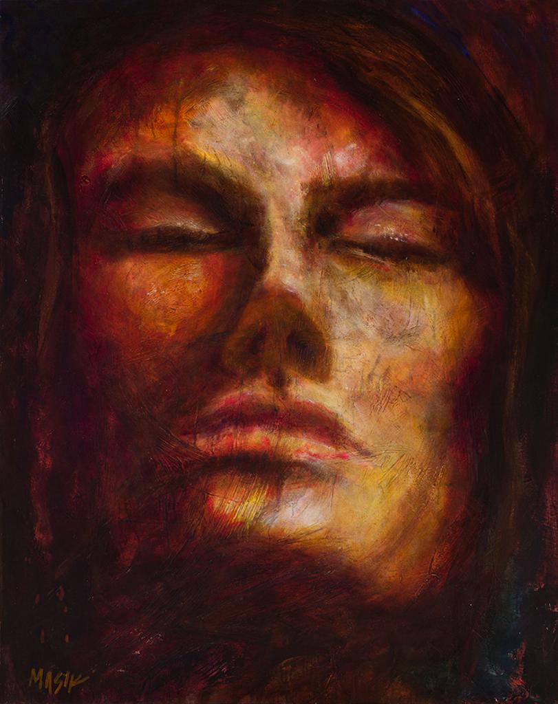 Pamela Masik (1974) - Painting of a Woman