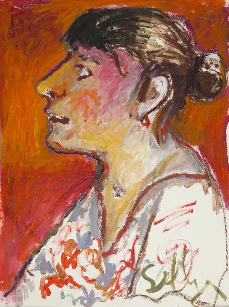 Soozi Schlanger (1953) - Untitled - Profile of Woman