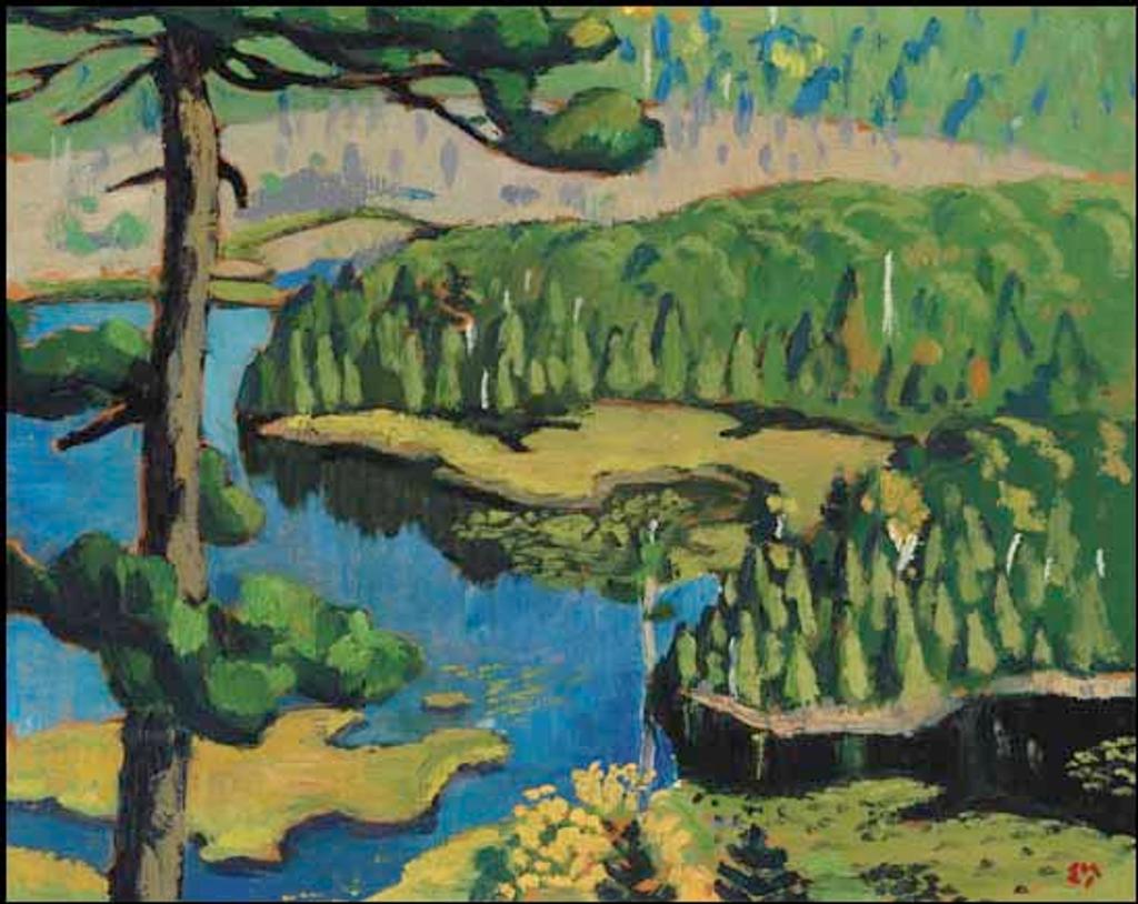Edwin Headley Holgate (1892-1977) - Frog Pond (Great Bug Pond, Cachée River)