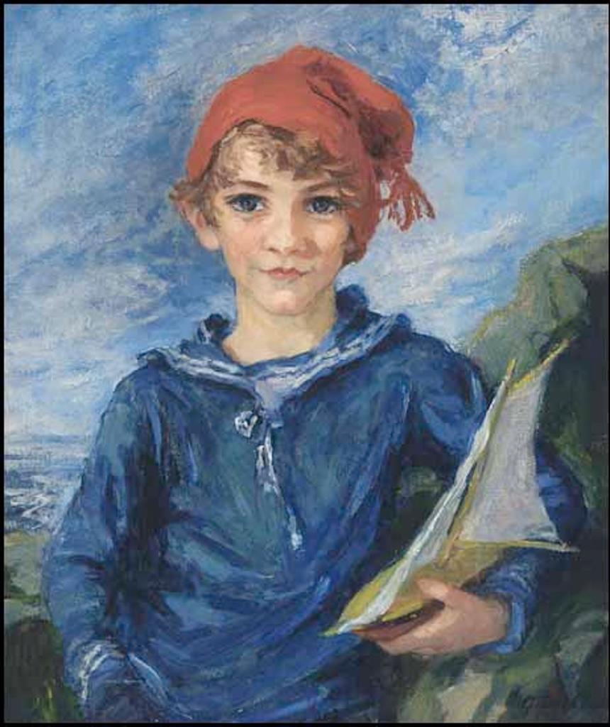 Gertrude Des Clayes (1879-1949) - Portrait of a Young Boy