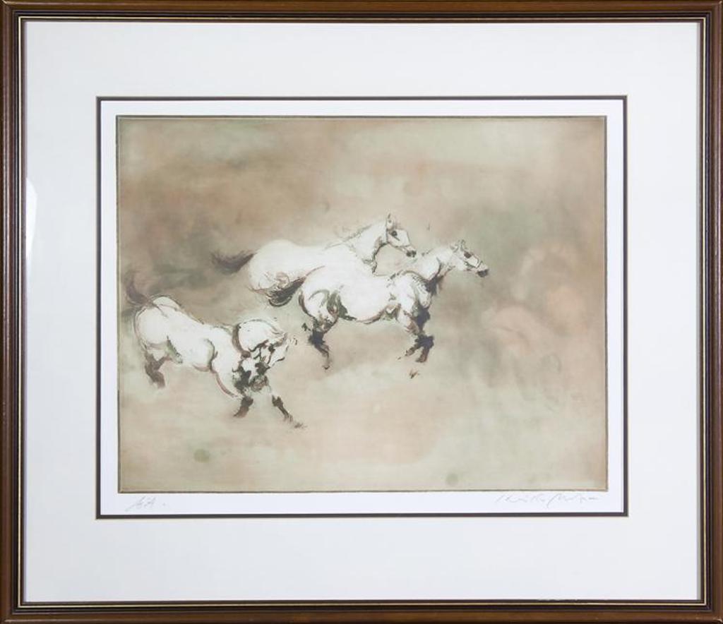 Kaiko Moti (1921-1989) - Untitled - Running Horses
