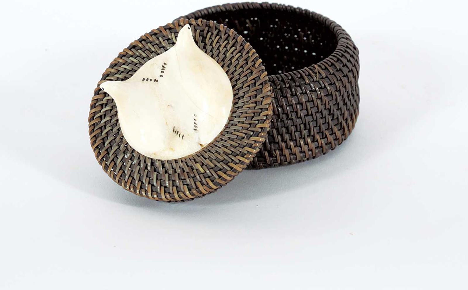 School [Barnabus Arnasungaaq] Inuit - Seal Basket