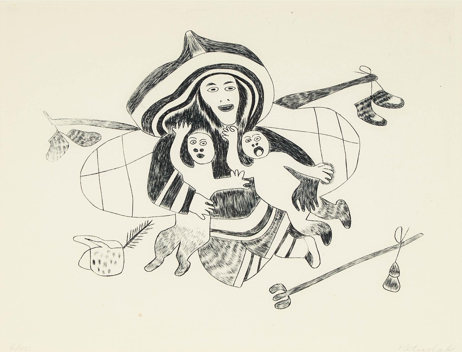 Pitseolak Ashoona (1904-1983) - Untitled, 1962