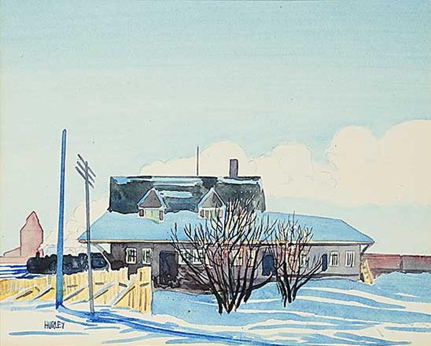 Robert Newton Hurley (1894-1980) - Untitled - Sutherland Railway Station