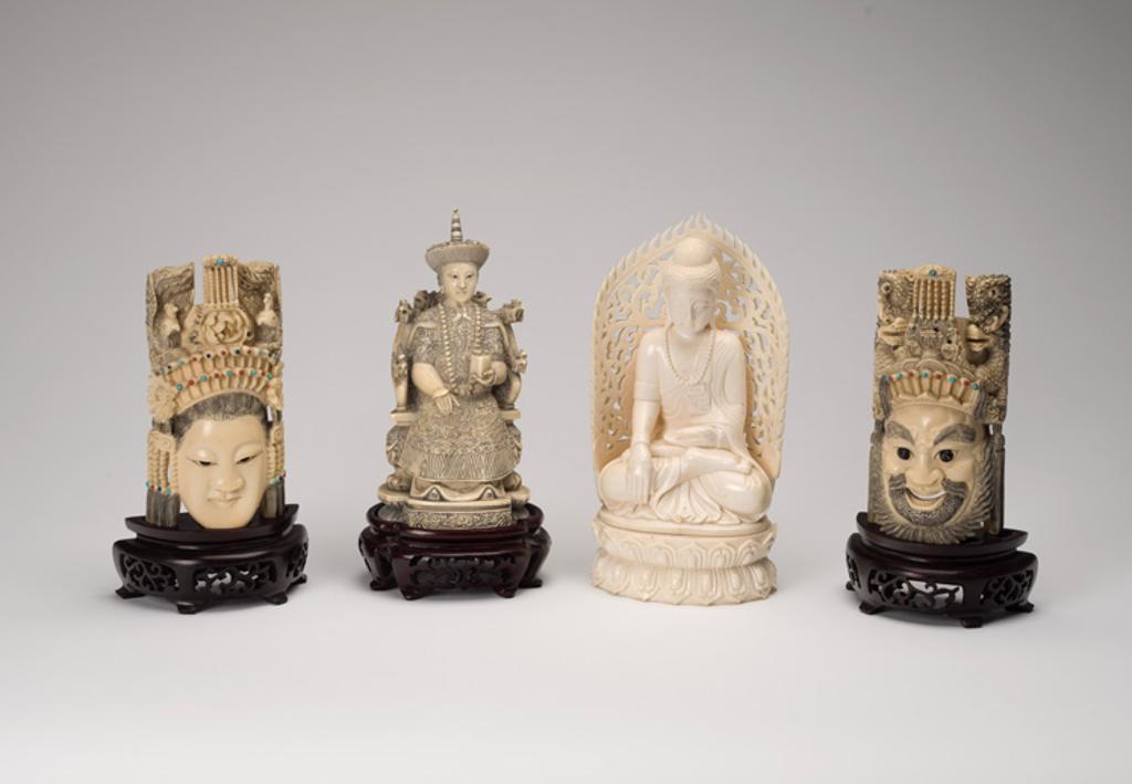 Chinese Art - Four Chinese Ivory Carvings, Circa 1950