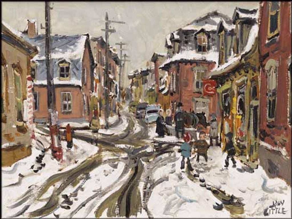 John Geoffrey Caruthers Little (1928-1984) - Rue St-Olivier, au coin de rue Sutherland, Quebec City