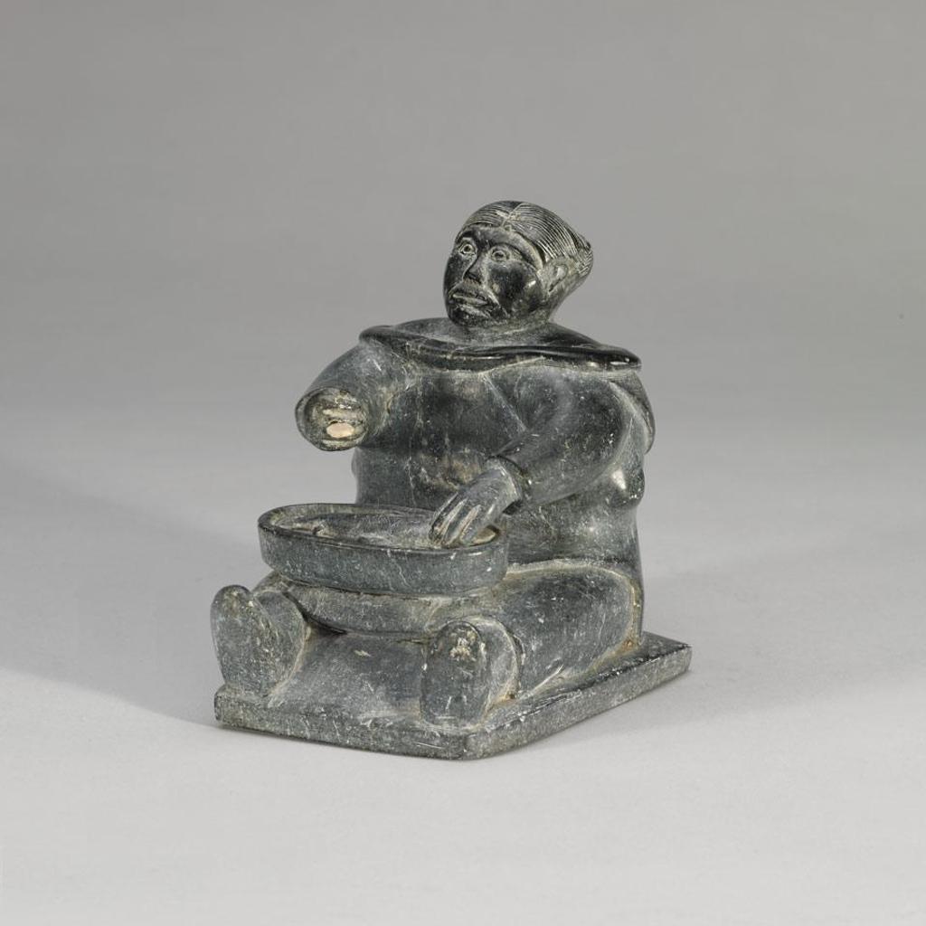 Sarollie (Syollie) Weetaluktuk (1906-1962) - Seated Woman With Fish