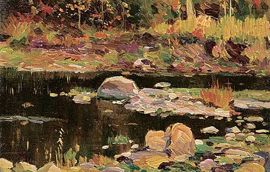 Andrew Wilkie Kilgour (1860-1930) - Untitled - Edge of the Pond