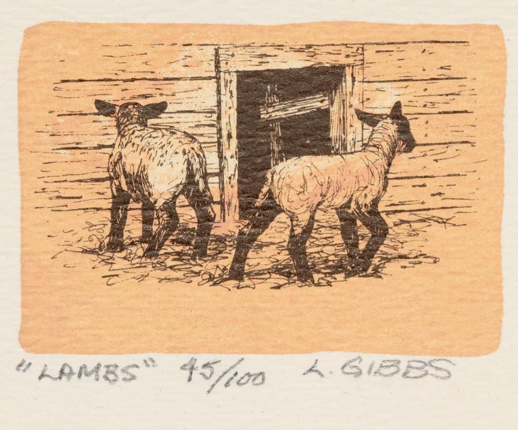 Len Gibbs (1929-2010) - Lambs