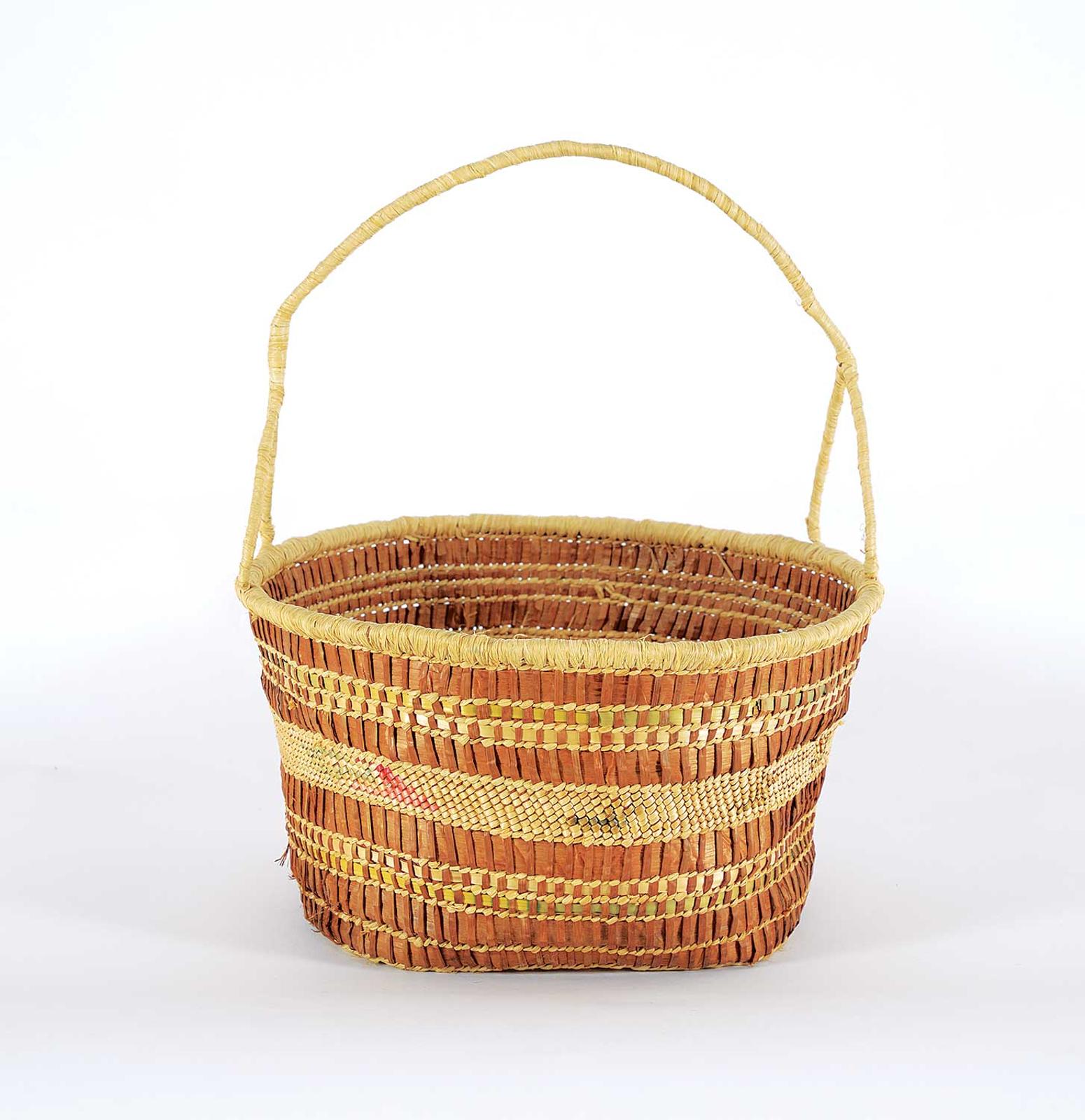 Basket School - Basket with Handle [Possibly Queen Charlotte Island]