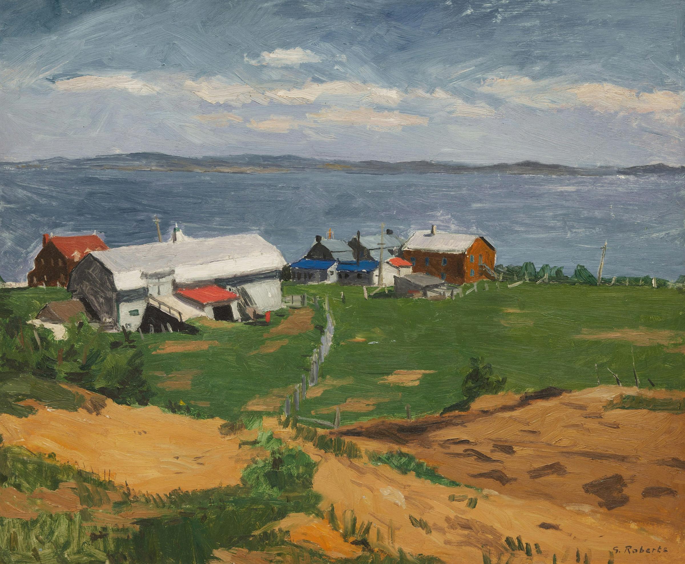 William Goodridge Roberts (1921-2001) - Ferme bas du fleuve