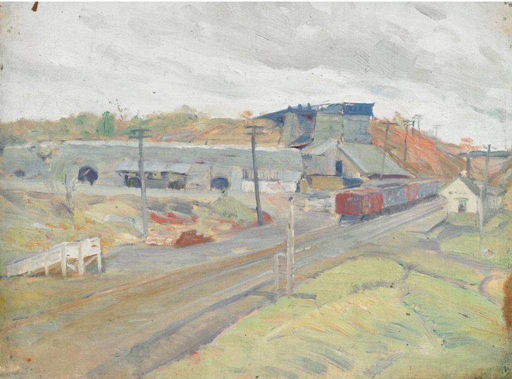 Thomas Garland Greene (1875-1955) - Railway Mining Scene
