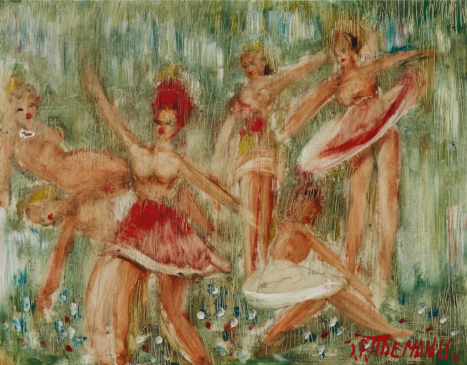 Janis Ferdinands Tidemanis (1897-1964) - Ballet Dancers, 1955