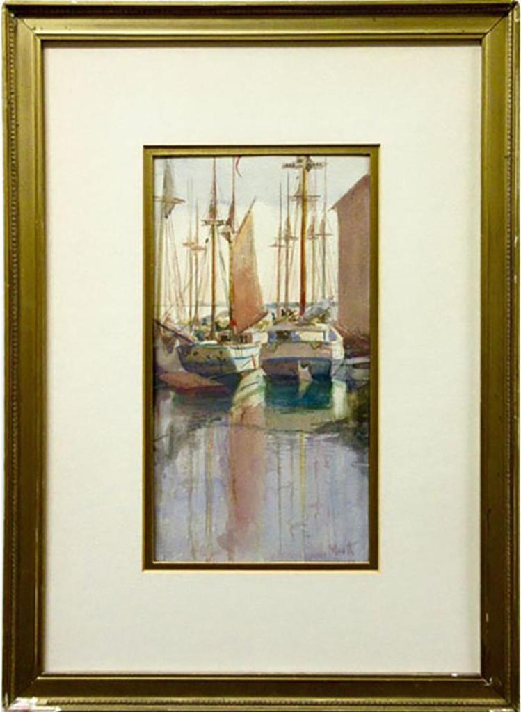 Emily Louise (Orr) Elliott (1867-1952) - Boats At Rest