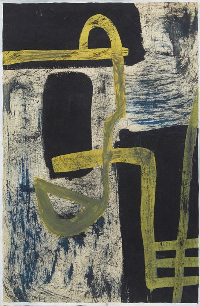 Rolph Scarlett (1889-1984) - Untitled (Black, White, Yellow)