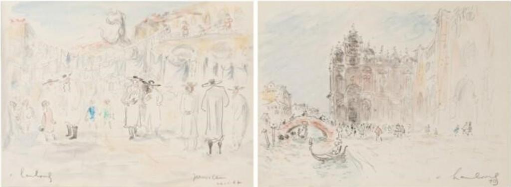 André Hambourg (1909-1999) - Jerusalem and Venice