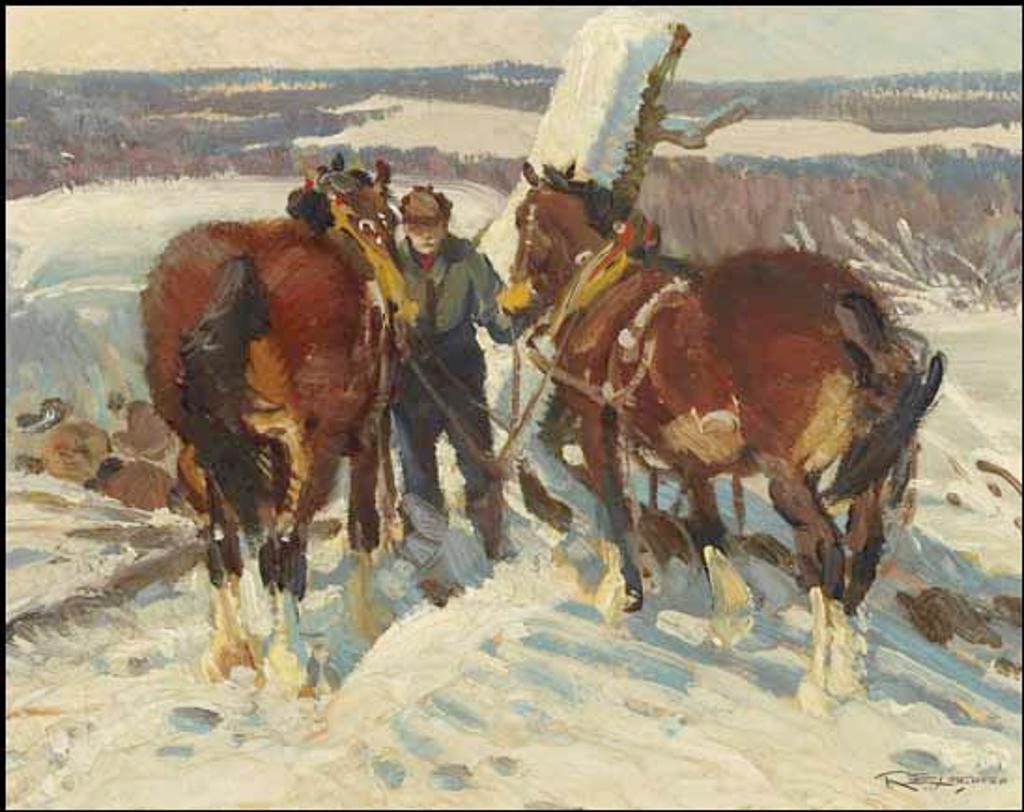 Robert Elmer Lougheed (1901-1982) - Kerr's Team, Lachute