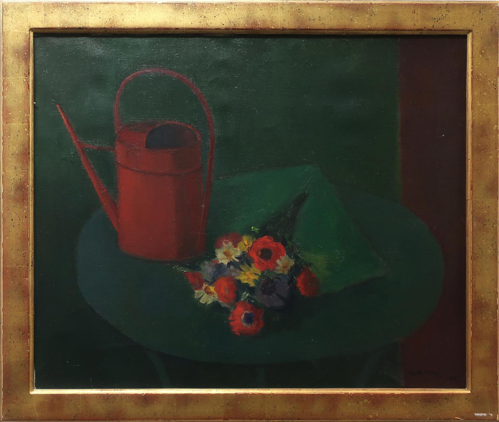 Violette Milliquet - Still Life (Bouquet Of Flowers And Watering Can)