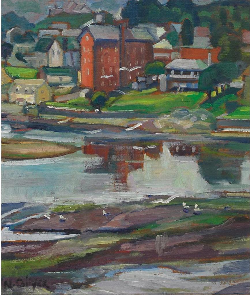 Nora Frances Elisabeth Collyer (1898-1979) - Village On The Far Side Of The River