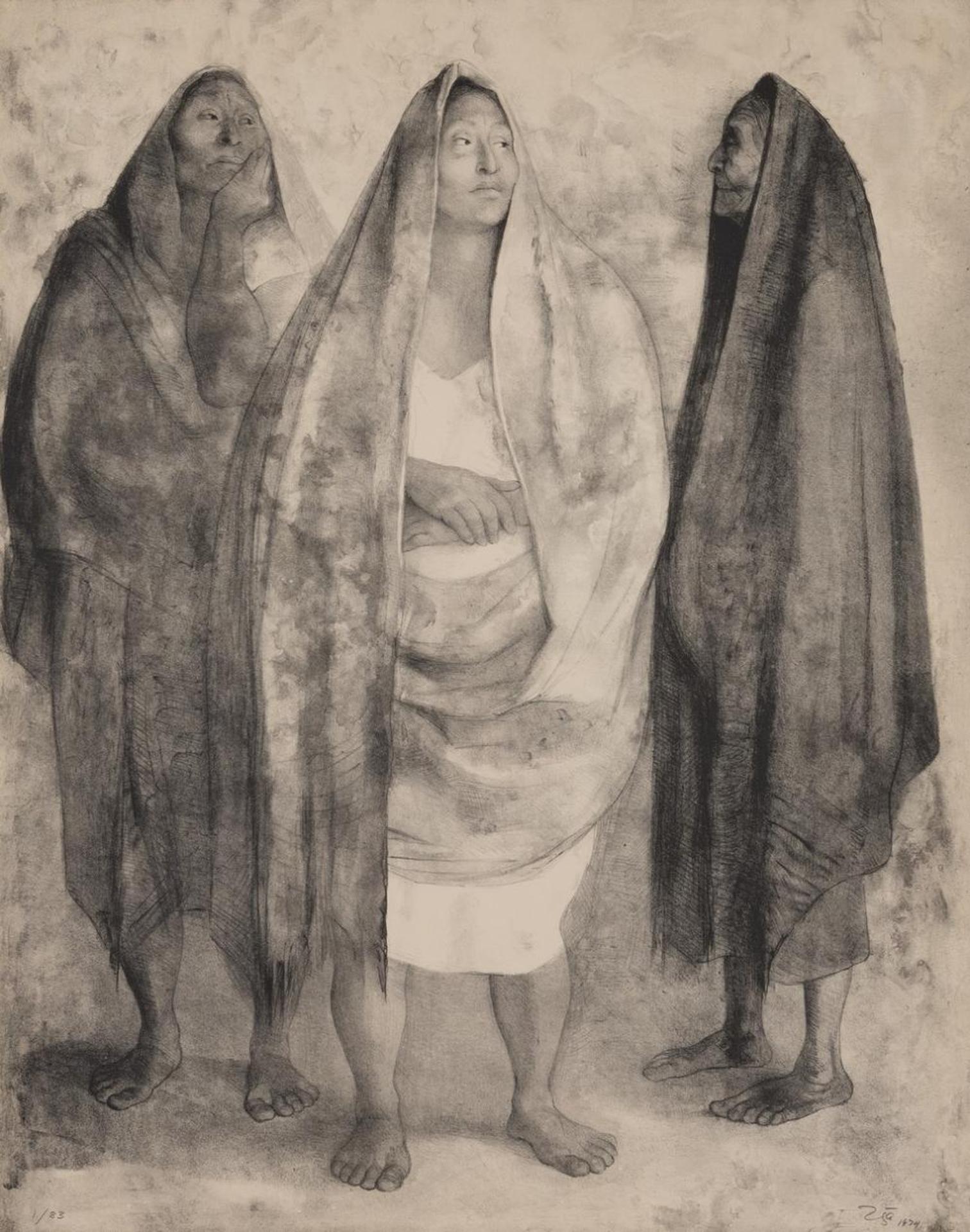Francisco Zuniga (1912-1998) - Three Women