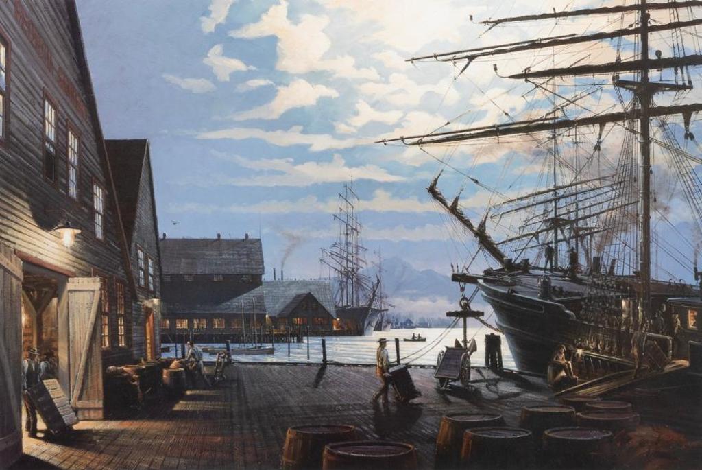 John M. Horton (1935-2002) - Loading for the Morning Tide